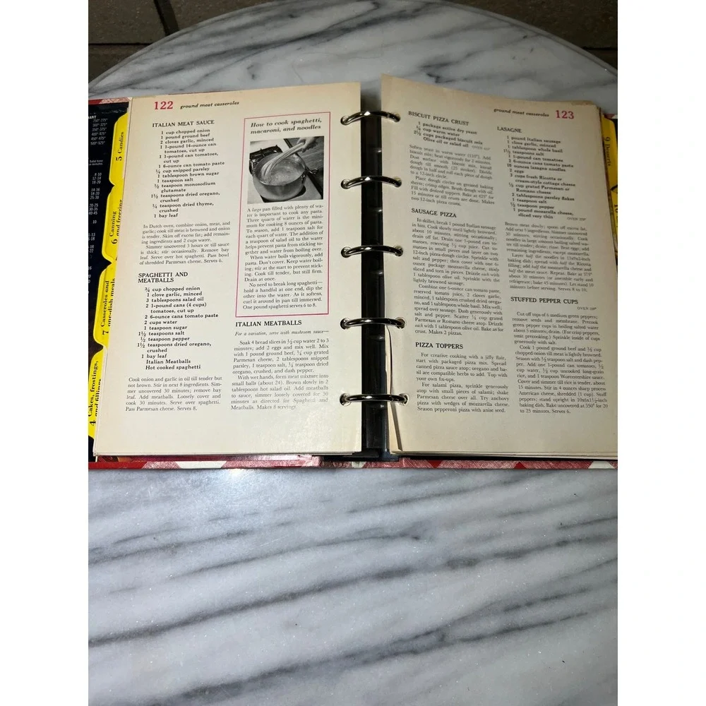 Better Homes and Gardens New‎ Cook Book Vintage Gingham Plaid 5-Ring Binder